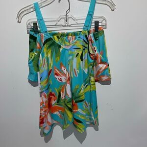 Lilac & London Womens Multicolor 2 Piece Tank Top & Shorts Sleepwear Set XS NWT